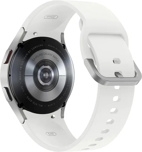 Vista 3 de Samsung Galaxy Watch 4 Reloj inteligente Bluetooth y GPS, 1.575 in, color plateado