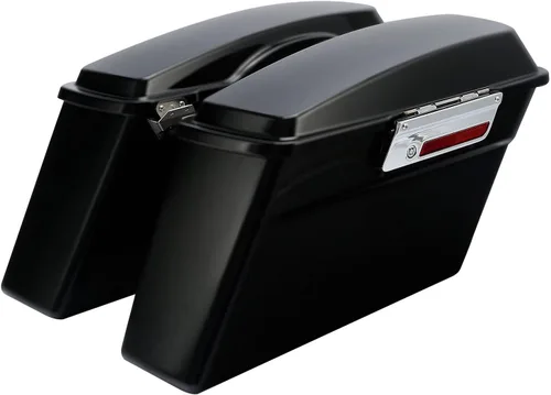 Vista 4 de Alforjas rígidas mate TCMT para maletero de silla de montar para Harley Touring Road King Street Glide Ultra Classic FLHT FLHR FLHX 1994-2013