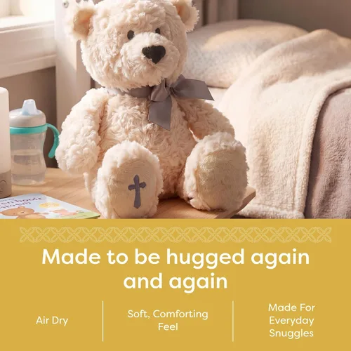 Vista 7 de DEMDACO The Lord's Prayer Bear - Peluche religioso, suave, secado al aire
