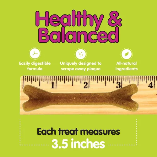 Vista 6 de Fido Belly Bones para perros, 13 golosinas dentales para perros pequeños con sabor a yogur (hechas en Estados Unidos) – 13 golosinas para perros