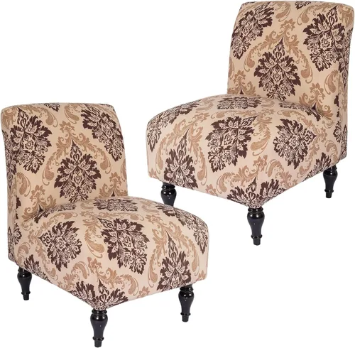 Vista 9 de Funda para Silla de Acento sin Brazos, Funda Elástica para Silla Súper Ajuste, Funda Protectora de Muebles para Silla sin Brazos para Sala de Estar