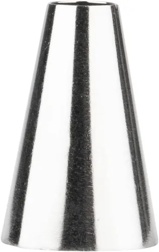 Vista 6 de Restaurantware Pastry Tek Punta de tubería, 1 punta redonda redonda para glaseado – #12, resistente a la corrosión, punta de glaseado de acero