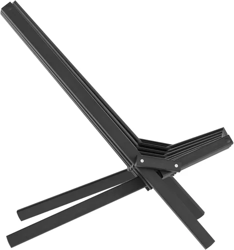 Vista 8 de Flash Furniture Delia Commercial - Silla plegable de madera para interiores y exteriores, salón de perfil bajo para patio, porche o jardín, versátil