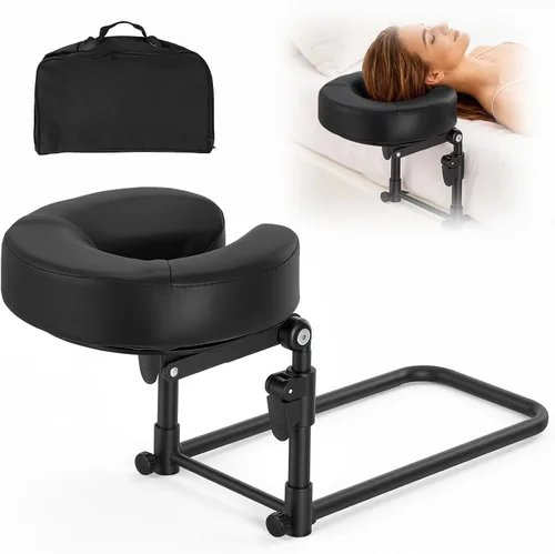 Vista 12 de Mesa de masaje ajustable universal para la cara y reposacabezas Negro