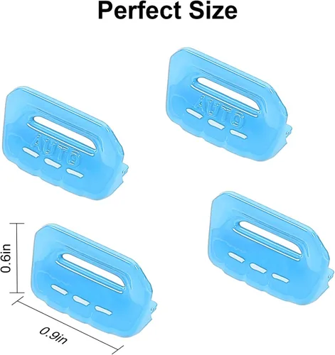 Vista 3 de Cherocar 4 piezas de cubierta de botón de interruptor de ventana Accesorios interiores para Jeep Wrangler JL JLU y Gladiator JT 2018-2026