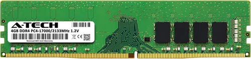 Vista 2 de A-Tech 4GB DDR4 2133 MHz UDIMM PC4-17000 (PC4-2133P) CL15 DIMM Módulo de Memoria RAM de Escritorio No-ECC