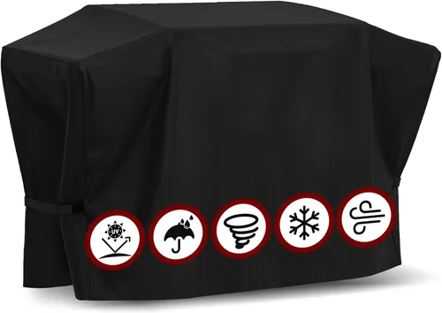 Vista 8 de SHINESTAR Cubierta de Parrilla para Blackstone de 22" y 28" Cubierta de Parrilla de Estante Único con Capucha y Soporte, Cubierta Impermeable