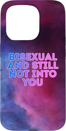 Vista 11 de Bisexual and Still Not Into You Bi Flag Pride Equality Humor Case for iPhone 17