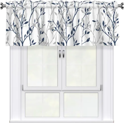 Vista 28 de Cenefa de estrella del oeste de Texas para ventana, rústica, granja, granero, cocina, cenefa de ventana rural vintage con bolsillo para barra