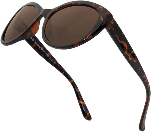 Vista 8 de Lentes de sol con lectores para mujer, lentes de sol tintados para leer tramposos, Florencia