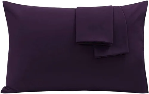 Vista 18 de PiccoCasa Paquete de 2 fundas de almohada de microfibra cepillada de lujo de 1800 hilos, fundas de almohada suaves para almohada estándar