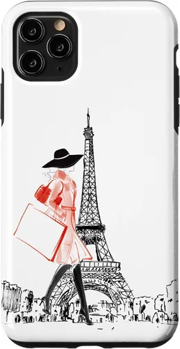 Vista 13 de Vintage Paris Woman - Funda de la Torre Eiffel para iPhone 17