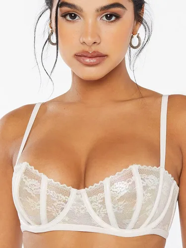 Vista 5 de Savage X Women's Regular Caged Lace Unlined Balconette Bra