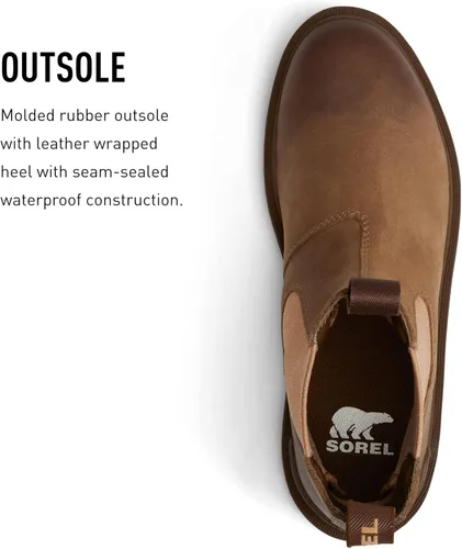 Vista 5 de SOREL Botas Chelsea Hi-Line para mujer, Umber, Tawny Buff, 10.5