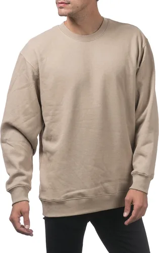 Vista 5 de Pro Club Sudadera pesada de forro polar con cuello redondo de 13 onzas para hombre