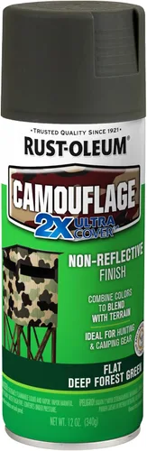 Vista 13 de Rust-Oleum 279176 Camuflaje 2X Ultra Cover Pintura en aerosol, 12 onzas, verde militar