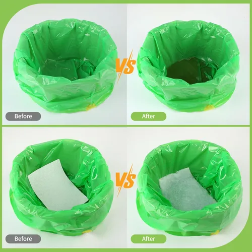 Vista 4 de Revestimientos súper absorbentes, paquete económico de grado médico, 100 unidades, almohadillas para la cómoda de la cama, contiene gel absorbente