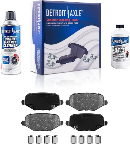 Vista 106 de Detroit Axle - Pastillas de Freno Delantero Izquierdo Reemplazo de Pinza de Disco para Ford Fusion Mazda 6 Lincoln MKZ Mercury Milan 2006-2012