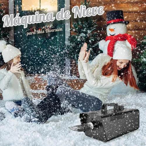 Vista 5 de Wisdomlit - Máquina de nieve de 650 W, fabricante de nieve falsa duradera Negro
