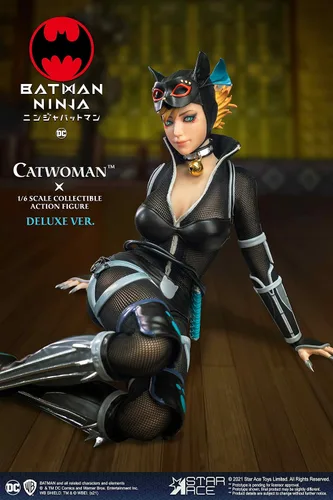 Vista 3 de Star Ace Toys Batman Ninja: Catwoman (versión Deluxe) Figura de acción coleccionable a escala 1:6, multicolor