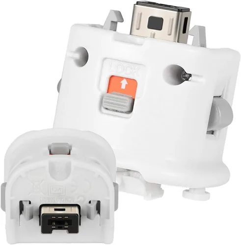 Vista 8 de GIRIAITUS Adaptador Wii Motion Plus - Controlador de sensor de movimiento remoto externo - Blanco, paquete de 2