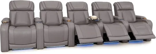 Vista 65 de Seatcraft Caliente Asiento de cine en casa Tabaco Sillón Individual
