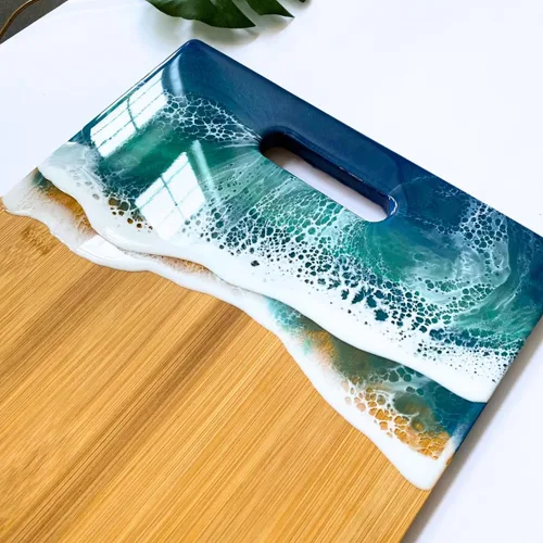 Vista 7 de Juego de 12 tablas de cortar de bambú al por mayor a granel, finas bandejas de madera en blanco de 12 x 9 pulgadas para aperitivos, queso