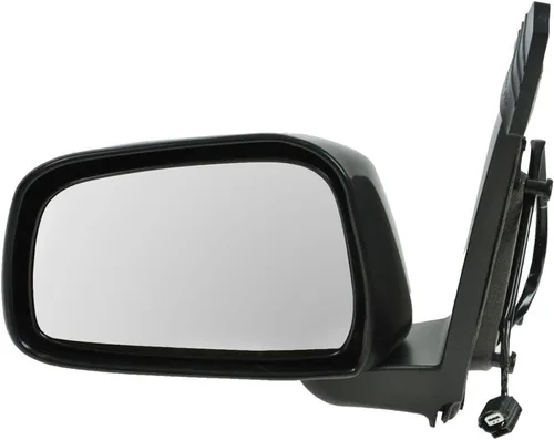 Vista 153 de TRQ Espejo plegable con calefacción eléctrica del lado del conductor con indicador de punto ciego pintura a juego negro liso compatible con Kia