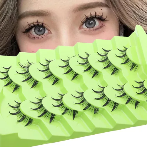 Vista 15 de Pestañas postizas de visón 3D, pestañas postizas naturales y finas, 0.59 pulgadas, pestañas largas y esponjosas, herramientas de maquillaje de ojos