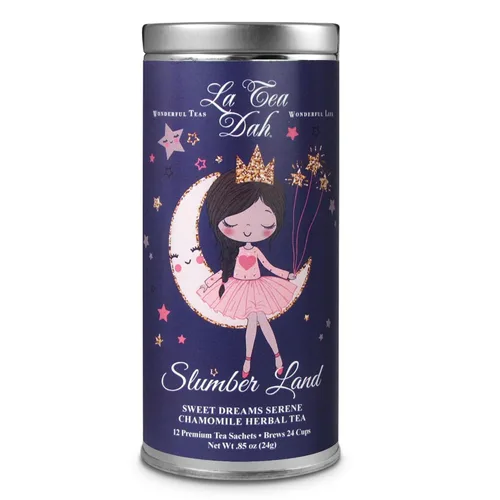 Vista 8 de Tés para niños de flores de manzana dulce de La Tea Dah, Té de Rooibos y canela de manzana para niños, sin cafeína, tés afrutados para pequeñas