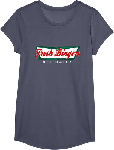 Vista 14 de Camiseta divertida de béisbol y softbol Don't Bunt Hit Fresh Dingers, Negro