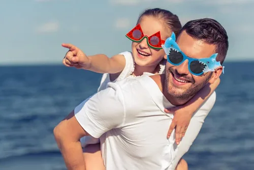 Vista 6 de FINGOOO Divertidas gafas de sol, 6 pares de lentes de sol de fiesta, hawaianas, tropicales, playa, Luau, gafas de fiesta para adultos y niños