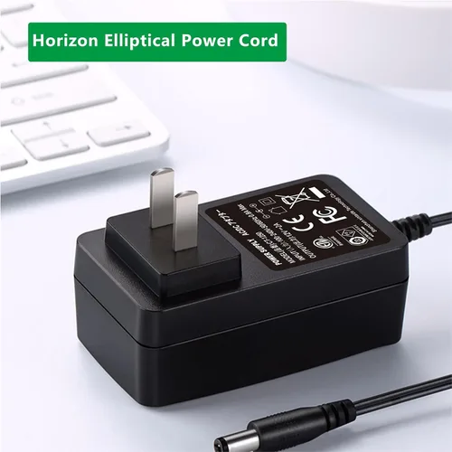 Vista 6 de Cable de alimentación elíptico Horizon para Horizon EX-59 Elíptica EX59 EX 59 EX-69 Fitness 12V AC Adapter