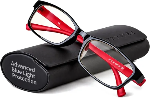 Vista 9 de Prospek Gafas de bloqueo de luz azul para hombres y mujeres, lectores de computadora
