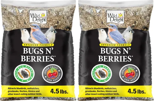 Vista 24 de Wild Delight 099127 Bugs N' Berries - Alimento para pájaros silvestres, 4.5 libras