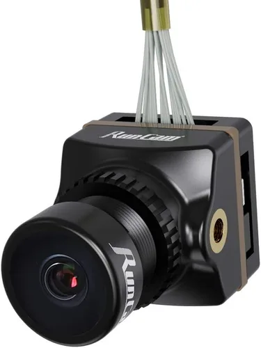 Vista 5 de RunCam Split 4 V3 4K FPV Cámara con FOV 140° baja latencia, DC 5-20V Nano HD Grabación 16:9/4:3 NTSC/PAL Versión conmutable para FPV Drone, Negro
