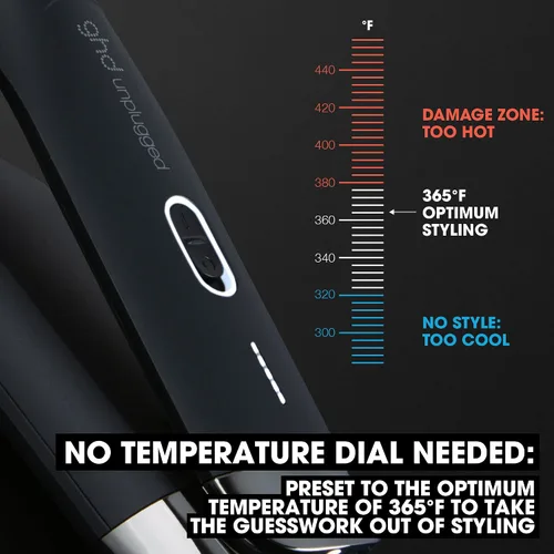 Vista 2 de ghd Estilizador desenchufado: plancha plana inalámbrica de 1 pulgada