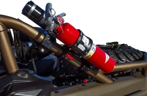 Vista 4 de Dragonfire - Soporte para extintor de incendios de liberación rápida para Honda Talon 1000r 1000x