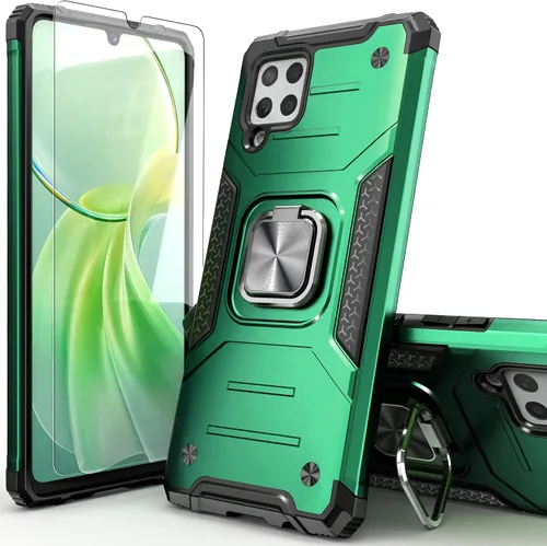 Vista 12 de Funda para Galaxy A42 con soporte de anillo, protector de Negro