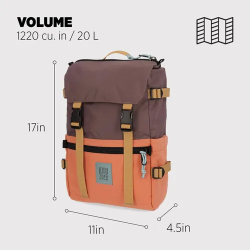 Vista 37 de Topo Designs Rover Pack Clásico, asfalto/negro, Tamaño único, Rover Pack Clásico