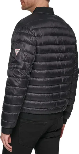 Vista 4 de GUESS Bombardero ligero de manga larga con puños elásticos para hombre