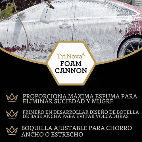 Vista 6 de Pulverizador de espuma y jabón para automóvil, de TriNova
