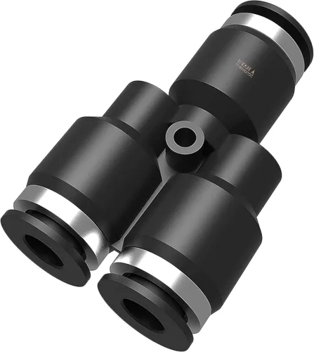 Vista 8 de Utah Pneumatic Conexiones de presión de 1/4 para conectar, accesorios de línea de aire en T, accesorios neumáticos de conexión rápida