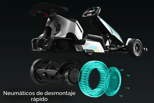 Vista 2 de Segway Ninebot Gokart Pro 2 - High-Speed Electric Go Kart for Ages 14+, Drift & Race with Speeds Up to 26.7 mph