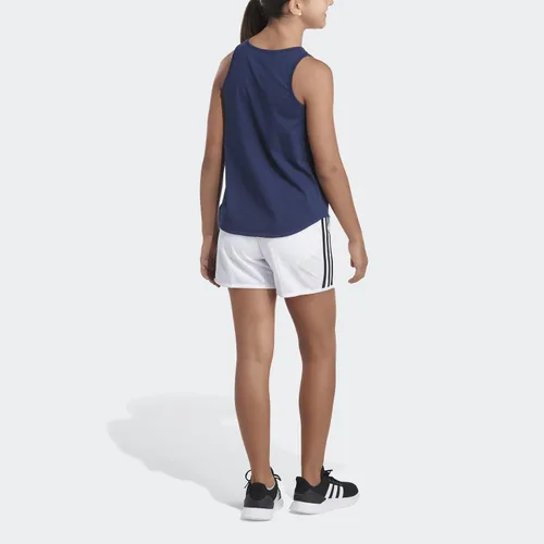 Vista 3 de adidas Camiseta sin mangas con dobladillo curvado para niñas, Semi Mint Rush