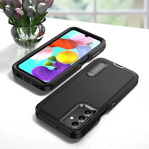 Vista 9 de IDweel Funda rígida para Samsung Galaxy A15 5G de 6.5 pulgadas, resistente a los golpes, antiarañazos, ajuste delgado, ligera, duradera, con función