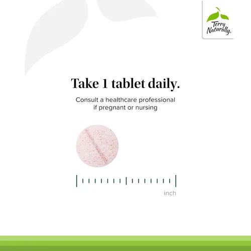 Vista 4 de Terry Naturally Vitamina D3 - Suplemento de apoyo para la salud ósea y la fuerza ósea, apoyo al sistema inmunológico y al cerebro, tabletas