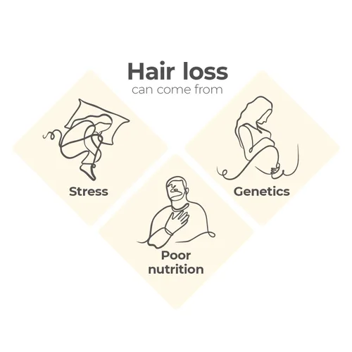 Vista 5 de Capillus Bloqueador de DHT para mujeres para el crecimiento del cabello DHT bloqueador para hombres, vitaminas para el cabello para la pérdida