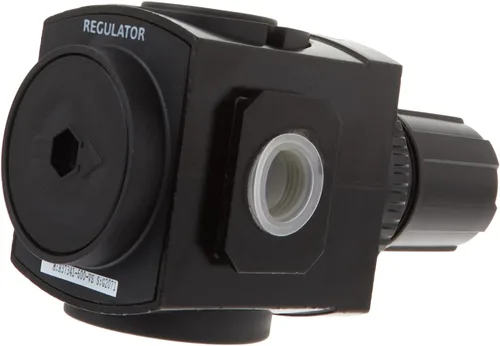 Vista 6 de ARO R37341-600-VS Regulador de aire 1/2" NPT, con calibre - 250 psi entrada máxima