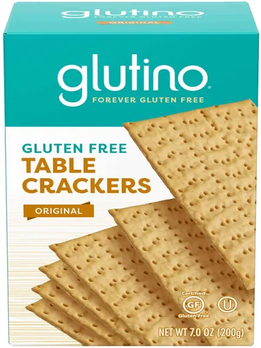 Vista 2 de Glutino, Galletas de mesa sin gluten de 7 onzas (paquete de 3)